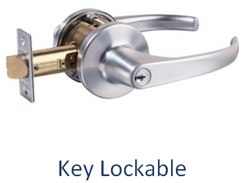 Commercial/Swinging Doors - Key-Lockable