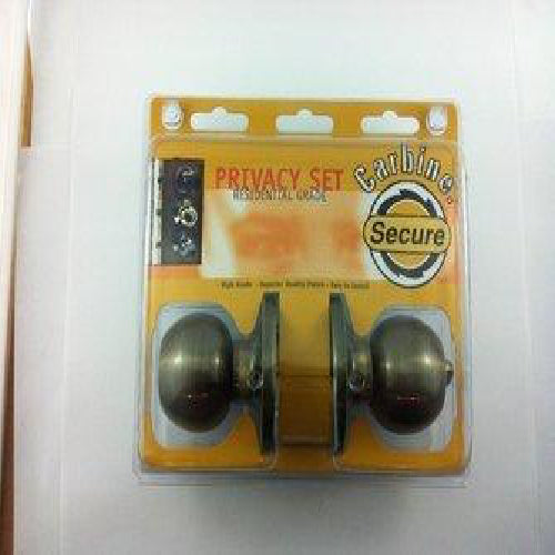 Carbine Aintree Privacy Knob Set - Tiebolt Fixing