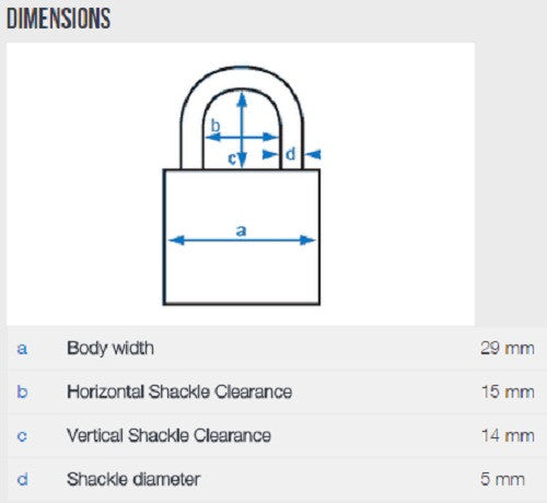 Abus 54TI/30 Titalium Padlock