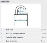 Abus 54TI/30 Titalium Padlock