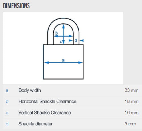 Abus 54TI/35 Titalium Padlock
