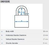 Abus 54TI/40 Titalium Padlock