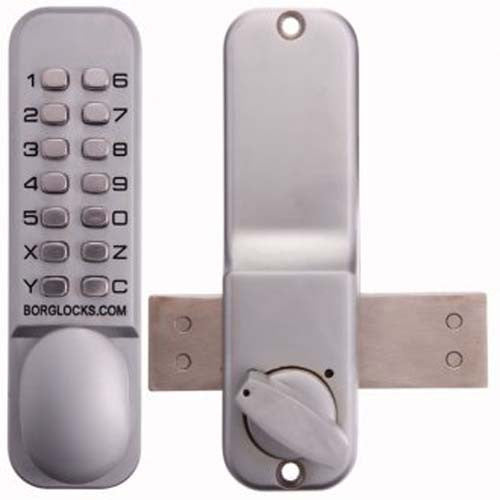 Borg Digital Lock Knob Rim Mount 2005