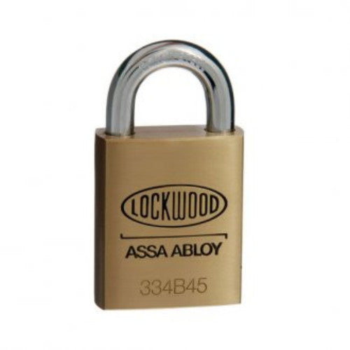 Lockwood 334B45/119 Brass Padlock