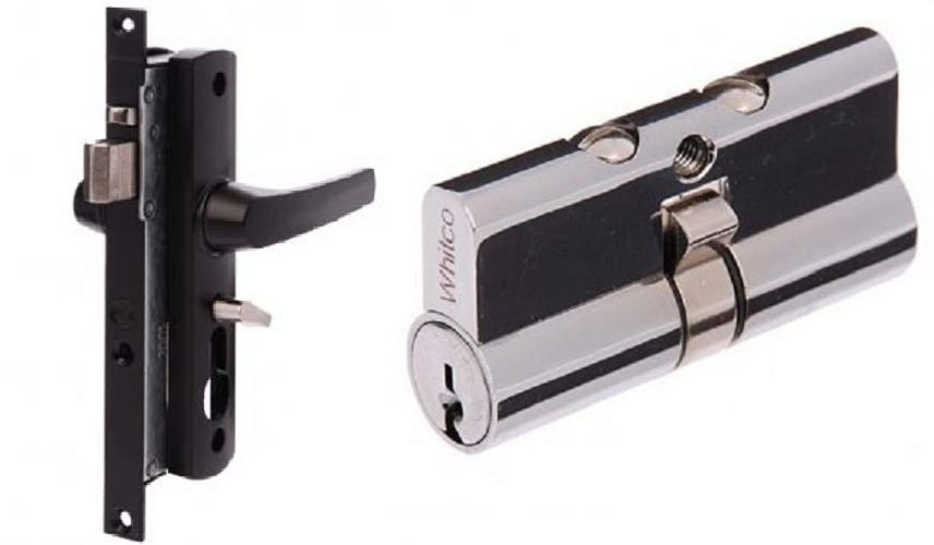 Combo Pack Whitco Tasman MK2 Screen Door Lock and C4 Key Euro Cylind