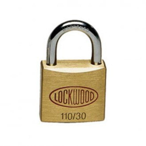 Lockwood 110/30/119 Brass Padlock