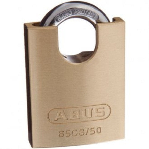 Abus 65/50 Concealed Shackle Brass Padlock