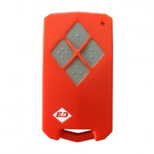 B&D Remote Tri-Tran Diamond Red w/Black or Gray Button